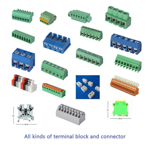 All kinds of terminal block and connector