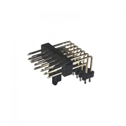KR2542 Series Dual Row DIP Right Angle Pin Header H=2.5 - KONNRA