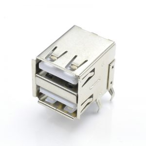 U02S0005B Series USB2.0 AF Dual Row DIP Right Angle Connector