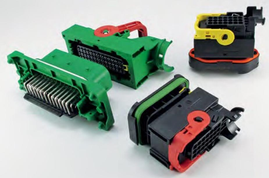 Horizontal-lock connectors