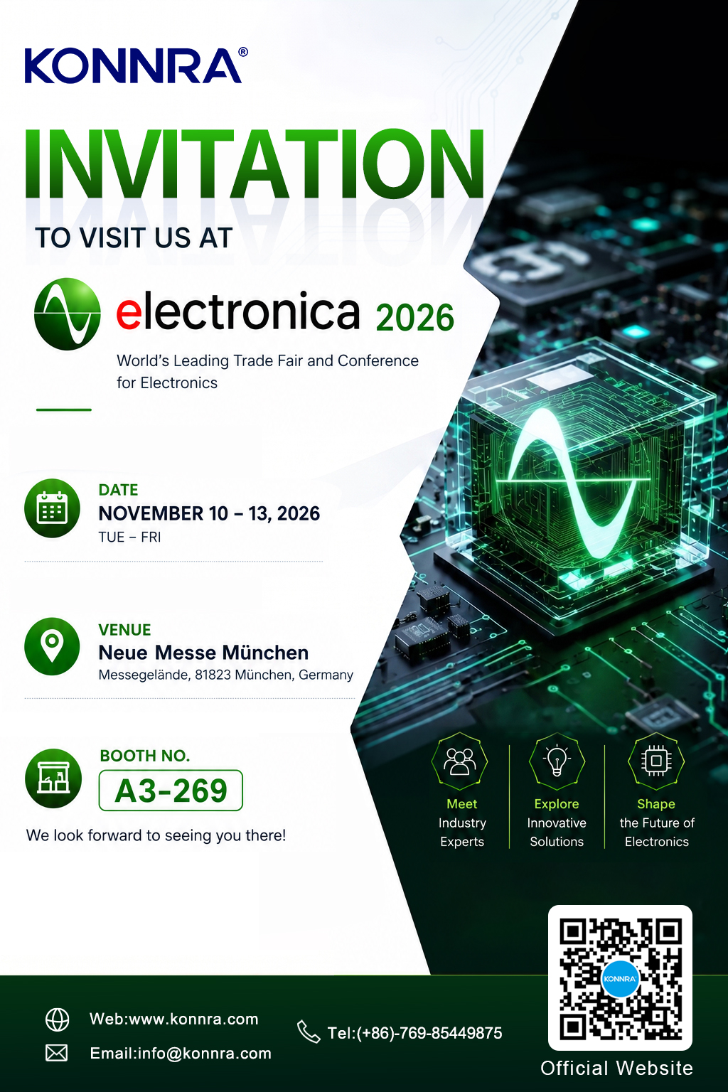 KONNRA at electronica 2026